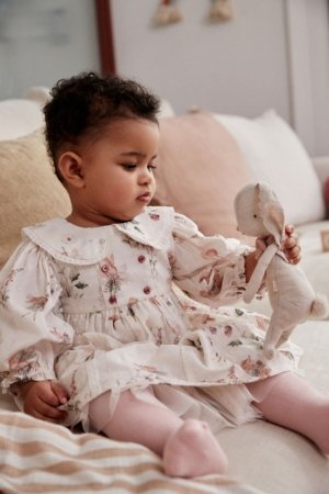 NEXT suknelė ilgomis rankovėmis ir pėdkelnės, Q94880 80-86 