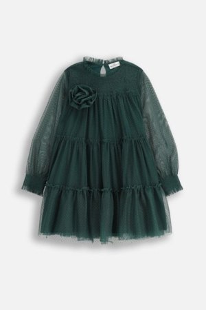 COCCODRILLO suknelė, žalia, ZC5128105EJG-011-152, 152 cm 