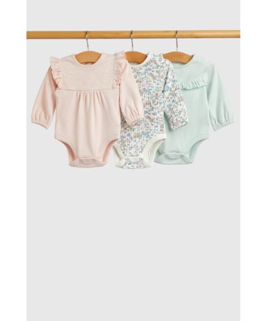 MOTHERCARE smėlinukas ilgomis rankovėmis 3 vnt., IF479 74 