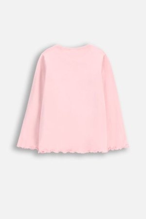 COCCODRILLO marškinėliai ilgomis rankovėmis DREAM DIARIES GIRL KIDS, rožiniai, WC5143101DGK-033-122, 122 cm 