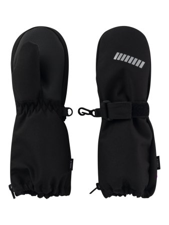 NAME IT kumštinės pirštinės SNOW, juodos, 13219161 13219161