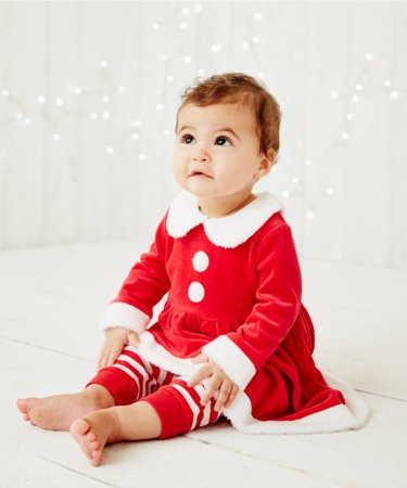 MOTHERCARE suknelė ilg.r. ir aptemptukės merg. Christmas 98 758559 758559