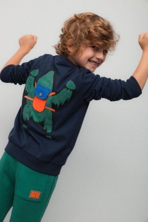 COCCODRILLO marškinėliai, mėlyni, cm 