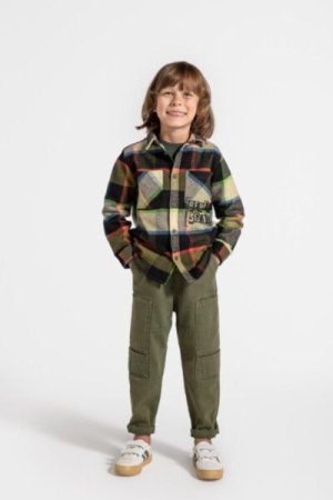COCCODRILLO marškiniai GRUNGE SWAMP BOY KIDS, multicoloured, ZC4136101GBK-022-122, 122 cm 
