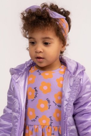 COCCODRILLO striukė OUTERWEAR GIRL NEWBORN, violetinė, WC3152703OGN-016 WC3152703OGN-016-068