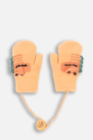 COCCODRILLO pirštuotos pirštinės ACCESSORIES WINTER BOY, honey, ZC4360104AWB-026-S, S cm 