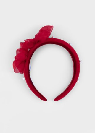 MAYORAL plaukų lankelisa, red, 10.314-11, 104  cm 