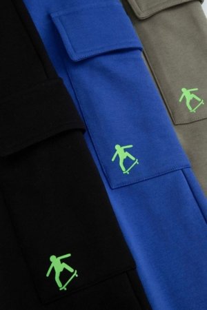 COCCODRILLO sportinės kelnės, juodos, cm 