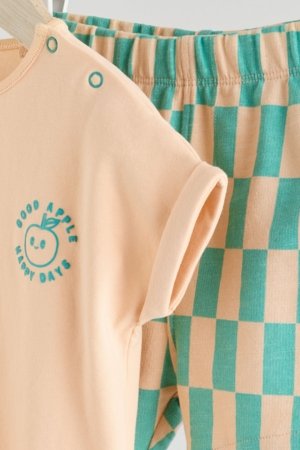 NEXT marškinėliai trumpomis rankovėmis ir šortai, AJ7214, 80-86