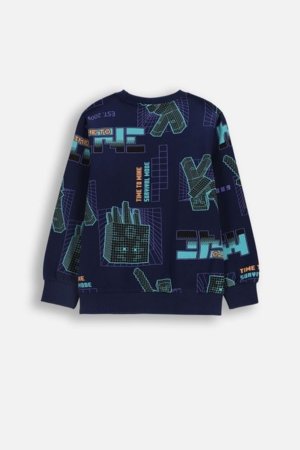 COCCODRILLO džemperis, juodas, WC6132102LBD-015-128, 128 cm 