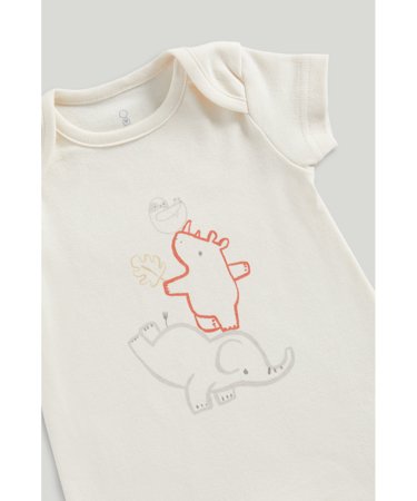 MOTHERCARE šliaužtinukas trumpomis rankovėmis 2 vnt., LL855 80 