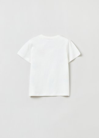 OVS BOY9-36M TSH/ROW S/S 1L 12-18 WHITE 001829257 001829257