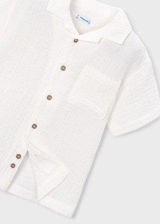 MAYORAL marškiniai trumpomis rankovėmis, cream, 3.116-50, 98  cm 