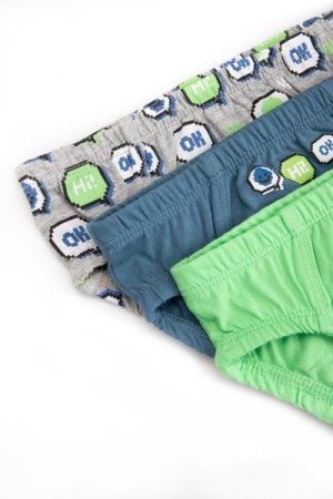 COCCODRILLO kelnaitės PANTIES, multicoloured, 3vnt., WC3409309PAN-022- 