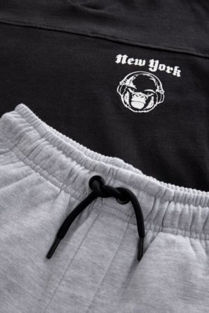 NEXT marškinėliai trumpomis rankovėmis ir šortai, E45729, 134