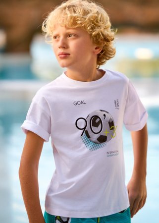 MAYORAL marškinėliai trumpomis rankovėmis, white, 6.036-30, 152  cm 