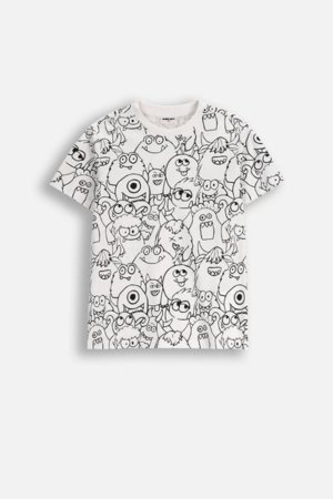 MOKIDA marškinėliai MOKIDA COLLECTION BOY, balti, ZM5143206MCB-001-140, 140 cm 