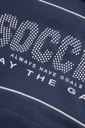 COCCODRILLO džemperis su gobtuvu, mėlynas, cm 