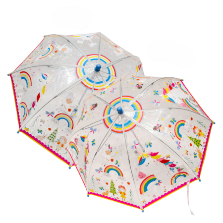 FLOSS AND ROCK permatomas spalvą keičiantis skėtis Fairy, 66cm, 45P6508 