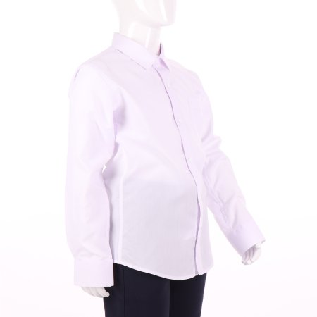 MAMAJUM marškiniai ilgomis rankovėmis su kniedėmis, balti, 10-000023, 122/128 cm 10-000023