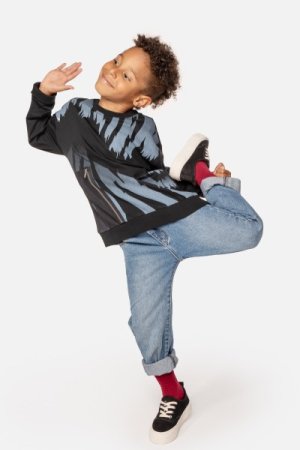 COCCODRILLO kelnės JEANS COLLECTION BOY, tamsiai mėlynos, ZC3123101JCB-015 ZC3123101JCB-015-110