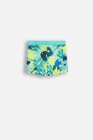 LEMON maudymosi kostiumėlis ir kepurė, žalias, WL6376801SWB-022-092, 92 dydis 