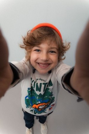 COCCODRILLO marškinėliai, kreminiai, cm 