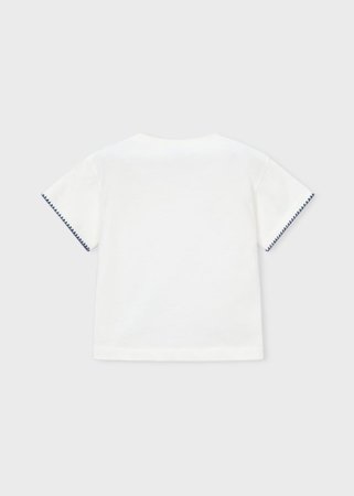 MAYORAL marškinėliai trumpomis rankovėmis, natural, 3.013-11, 128  cm 