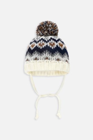 COCCODRILLO kepurė ACCESSORIES WINTER BOY, multicoloured, ZC3364106AWB-022 