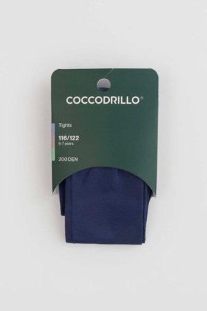 COCCODRILLO pėdkelnės TIGHT MICROFIBRE PLAIN, mėlynos, cm 