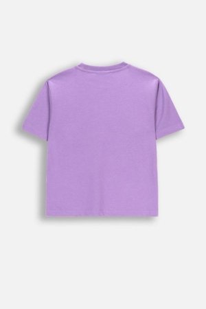 COCCODRILLO marškinėliai trumpomis rankovėmis, violetiniai, WC6143207MBK-016-116, 116 cm 