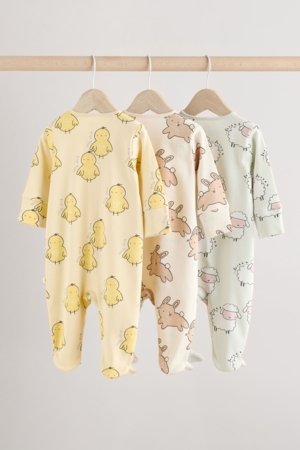 NEXT šliaužtinukas trumpomis rankovėmis, 3 vnt., E19704, 62-68 