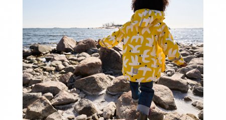 REIMA neperšlampama striukė VESI, geltona, 5100025A-2351 5100025A-2351-134