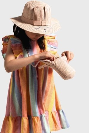 COCCODRILLO kepurė ACCESSORIES, rožinė, WC5363303ACC-007-052, 52 cm 
