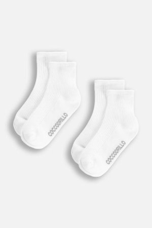 COCCODRILLO kojinės SOCKS GIRL, baltos, WC5383207SOG-001-036, 36 cm 