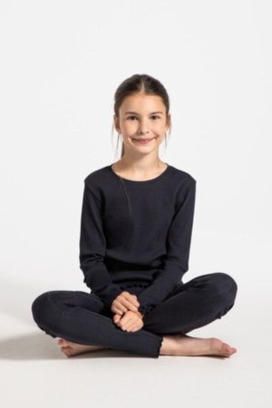 COCCODRILLO marškinėliai EVERYDAY GIRL A, juodi, ZC4143112VGA-021-164, 164 cm 