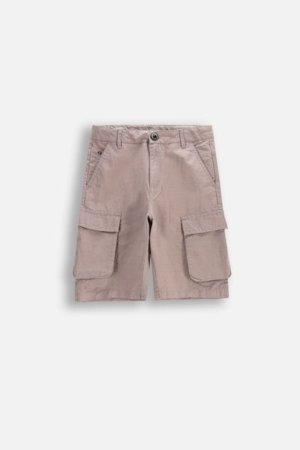 COCCODRILLO šortai WILD SAFARI BOY JUNIOR, kreminiai 