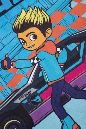 COCCODRILLO marškinėliai trumpomis rankovėmis, mėlyni, WC6143204LBD-014-098, 98 