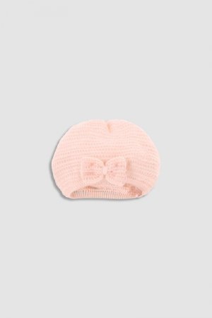 COCCODRILLO kepurė ACCESSORIES SPRING GIRL, powder pink, WC3364317ASG-033 WC3364317ASG-033-040