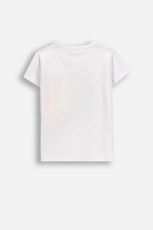 COCCODRILLO marškinėliai trumpomis rankovėmis, balti, WC6143202RGK-001-122, 122 cm 