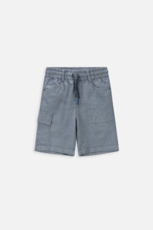 COCCODRILLO šortai NEW WAVE KIDS, mėlyni, WC4119501NWK-014-122, 122 cm 