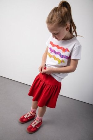 COCCODRILLO sijonas ACADEMY GIRL KIDS, raudonas, cm 