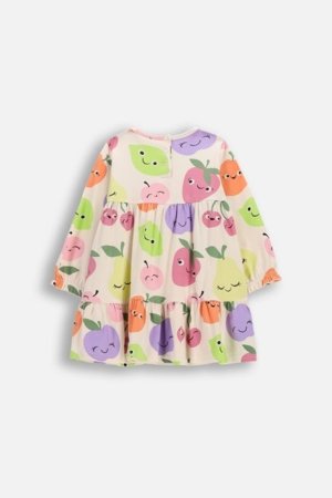 COCCODRILLO suknelė ilgomis rankovėmis, smėlio spalvos, WC6129101HGN-022-080, 80 dydis 