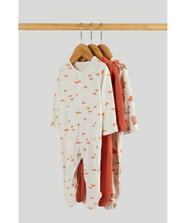 MOTHERCARE šliaužtinukas ilgomis rankovėmis 3 vnt., AW53401 cm 