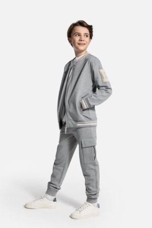 COCCODRILLO kelnės EVERYDAY BOY A, pilkos, WC5120102VBA-019-164, 164 cm 