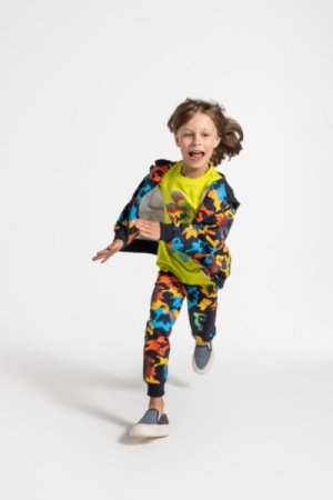 COCCODRILLO sportinės kelnės DIGITAL BOY KIDS, multicoloured, ZC4120101DBK-022-122, 122 cm