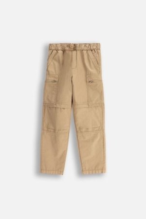 COCCODRILLO kelnės MONOCHROME BOY JUNIOR, rudos, WC5119101MBJ-018-164, 164 cm 