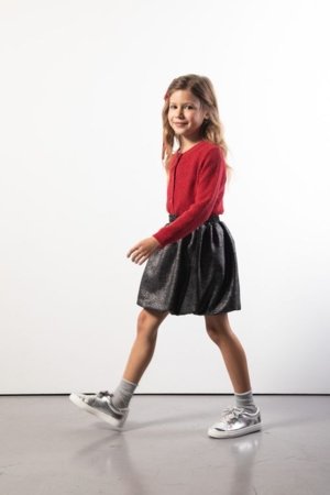 COCCODRILLO sijonas, sidabrinis, cm 