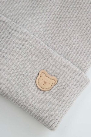 COCCODRILLO kepurė BASIC ACCESSORIES, pilka, XCX364302BAC-019-046, 46-48 cm 
