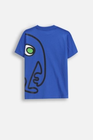 MOKIDA marškinėliai MOKIDA COLLECTION BOY, mėlyni, ZM5143201MCB-014-140, 140 cm 